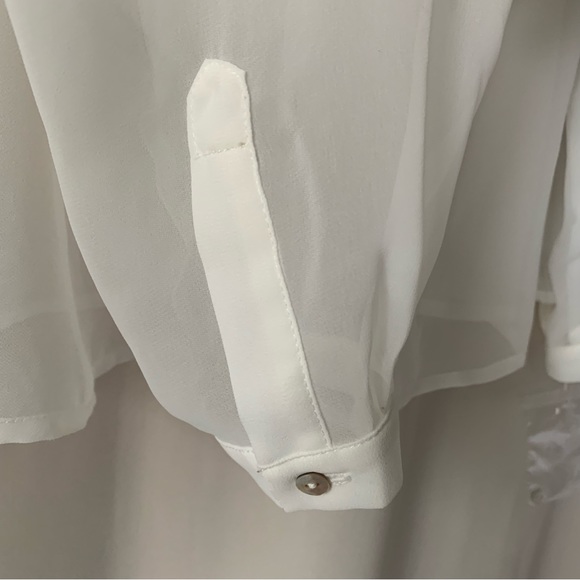White Sheer Blouse - Picture 5 of 5